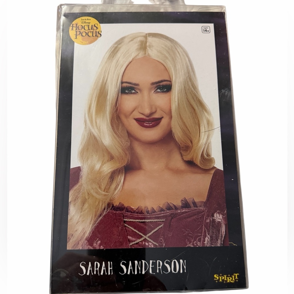 Disney Hocus Pocus Sarah Sanderson Blonde Wig, Worn Once, Original Box